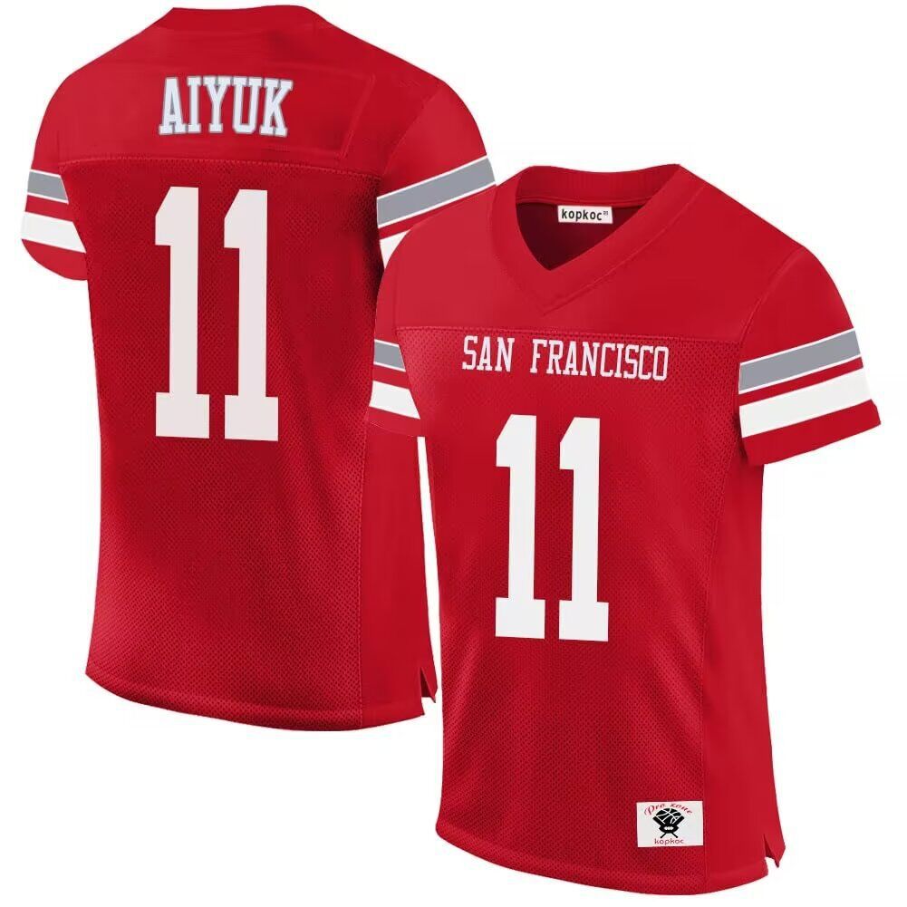 Men San Francisco 49ers #11 Aiyuk red 2024 Nike Limited NFL throwback Jersey ->youth nfl jersey->Youth Jersey